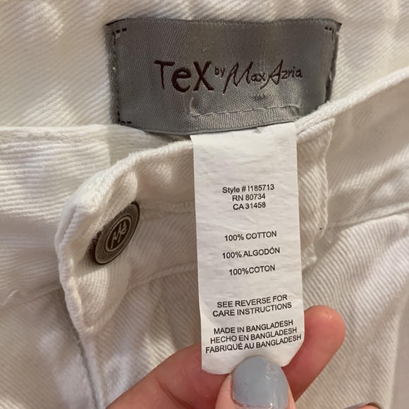 BCBG Tex by Max Azria white denim pants size 27 - Picture 6 of 7